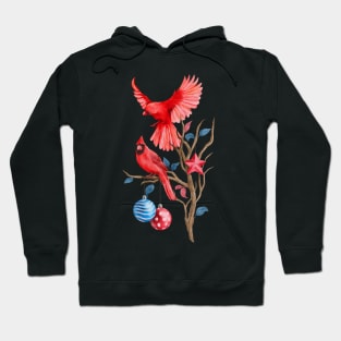 Two Red Birds Hoodie